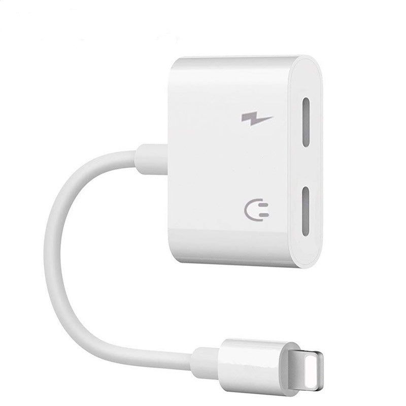 Adapter cable charging listening to music 2-in-1 headphone transfer