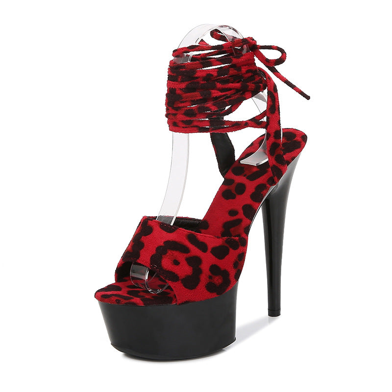 Stiletto Heel Leopard Print High Heels
