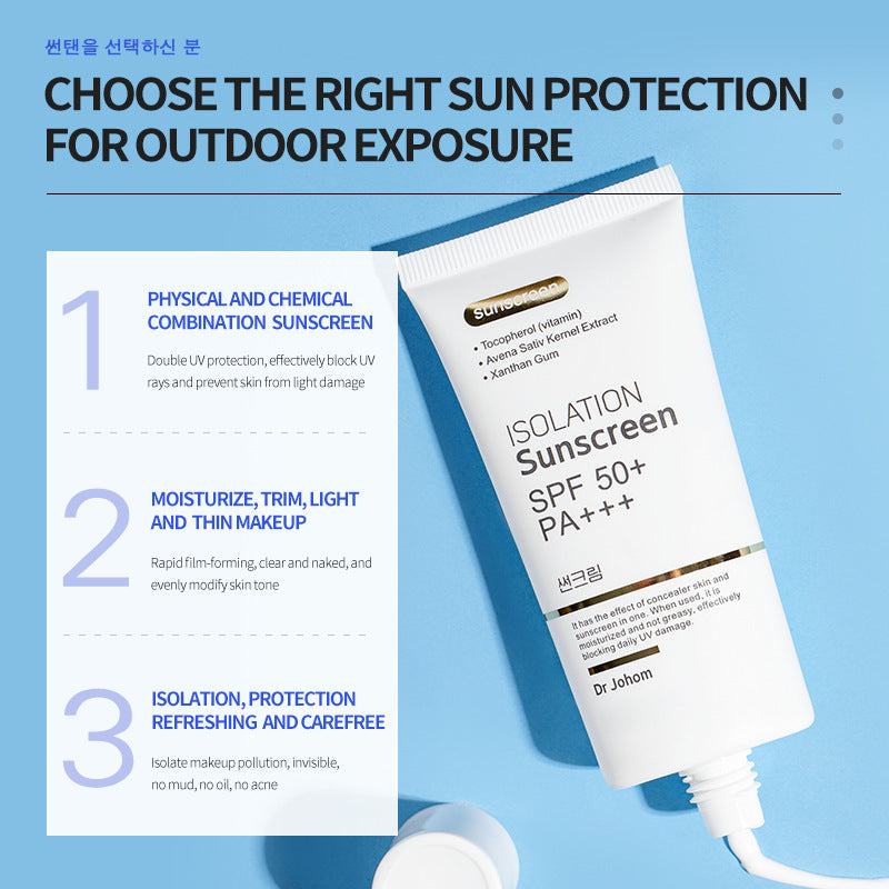 Plastic Sunscreen Primer With UV Protection And Whitening