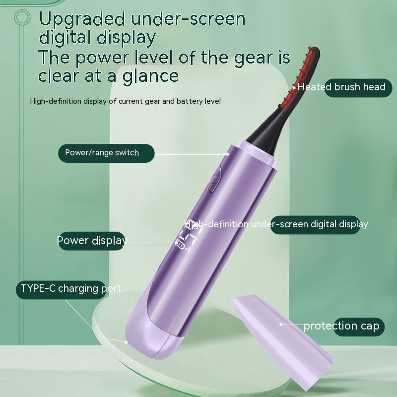 Electric Eyelash Curler – Four-Block Temperature Digital Display