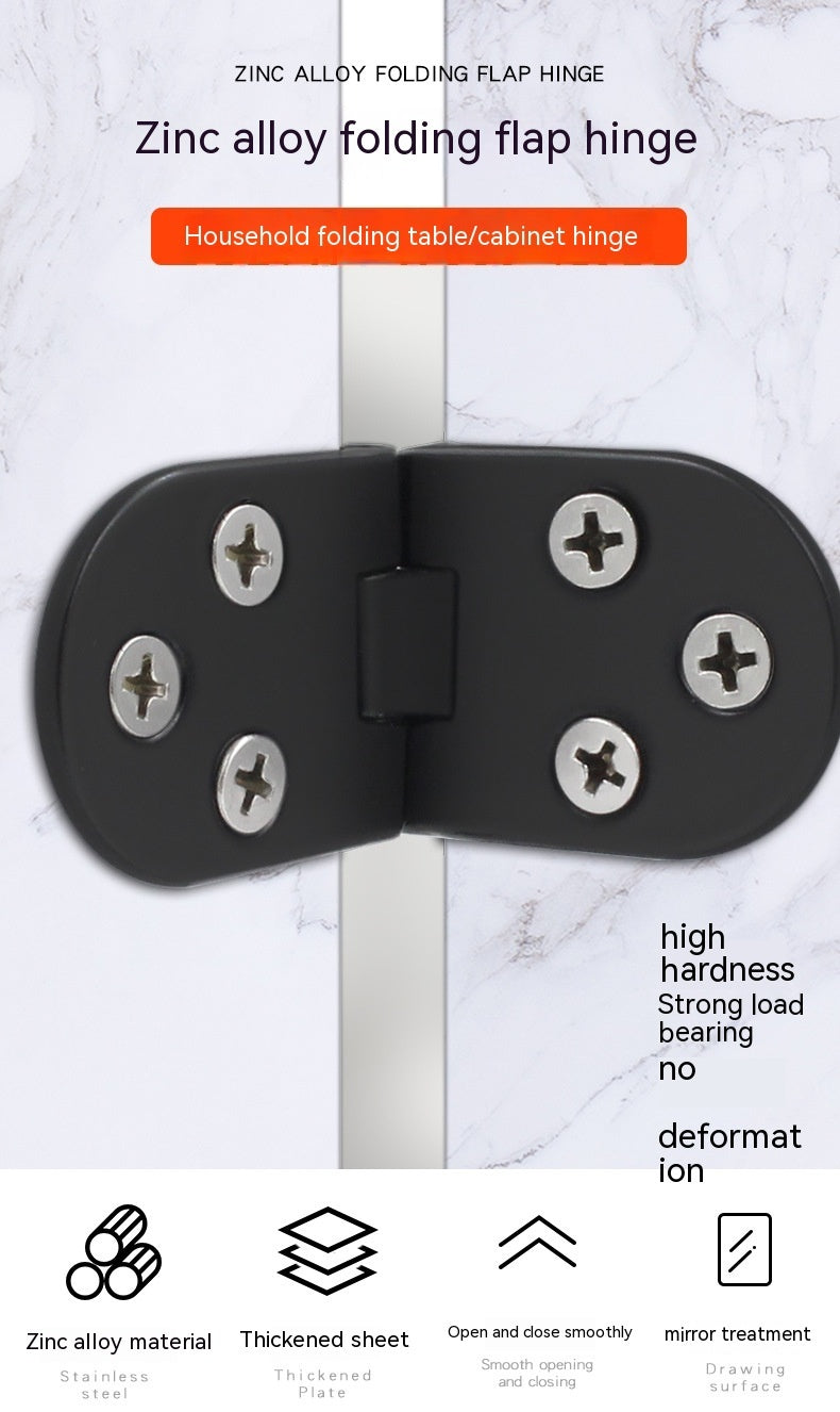 Flip Top Table Hinge Dining Table Accessories Leaf Zinc Alloy Hidden Hinge