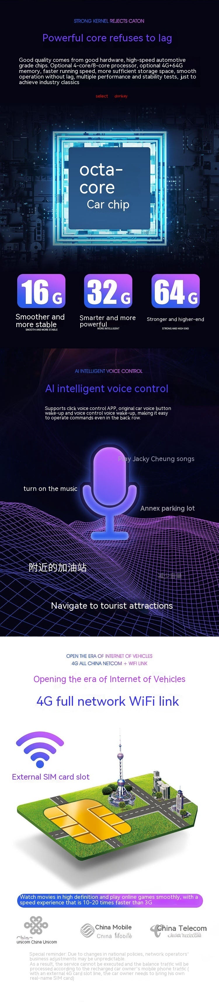 Android Smart Console – Manual A/C with Wireless CarPlay