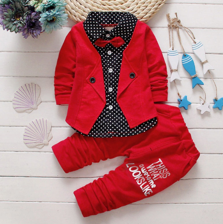 Casual Kids Sportswear Set Regular Fit Cotton Blend