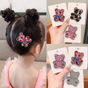 Girl Bangs Sweet Hair Clip Bear