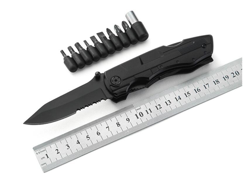 Multi-Purpose Folding Knife Clamp with Aluminum Handle and Nylon Sleeve – Outdoor & Travel Tool