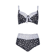 Women’s Retro Polka Dot Bikini Set – Sexy Underwire Swimwear