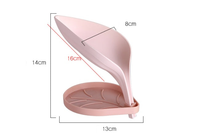 Bathroom/Toilet Soap Dish – Wall-Mounted, Self-Draining Holder
