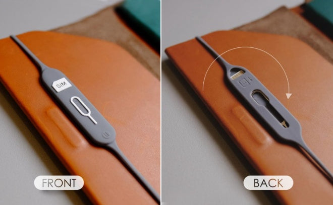Portable Anti-lost Silicone Card Slot