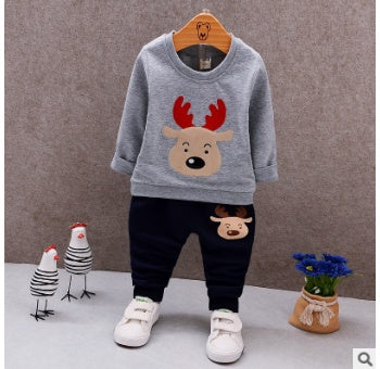 Dinosaur Long Sleeve Baby Sweatshirt – Cotton Toddler Pullover