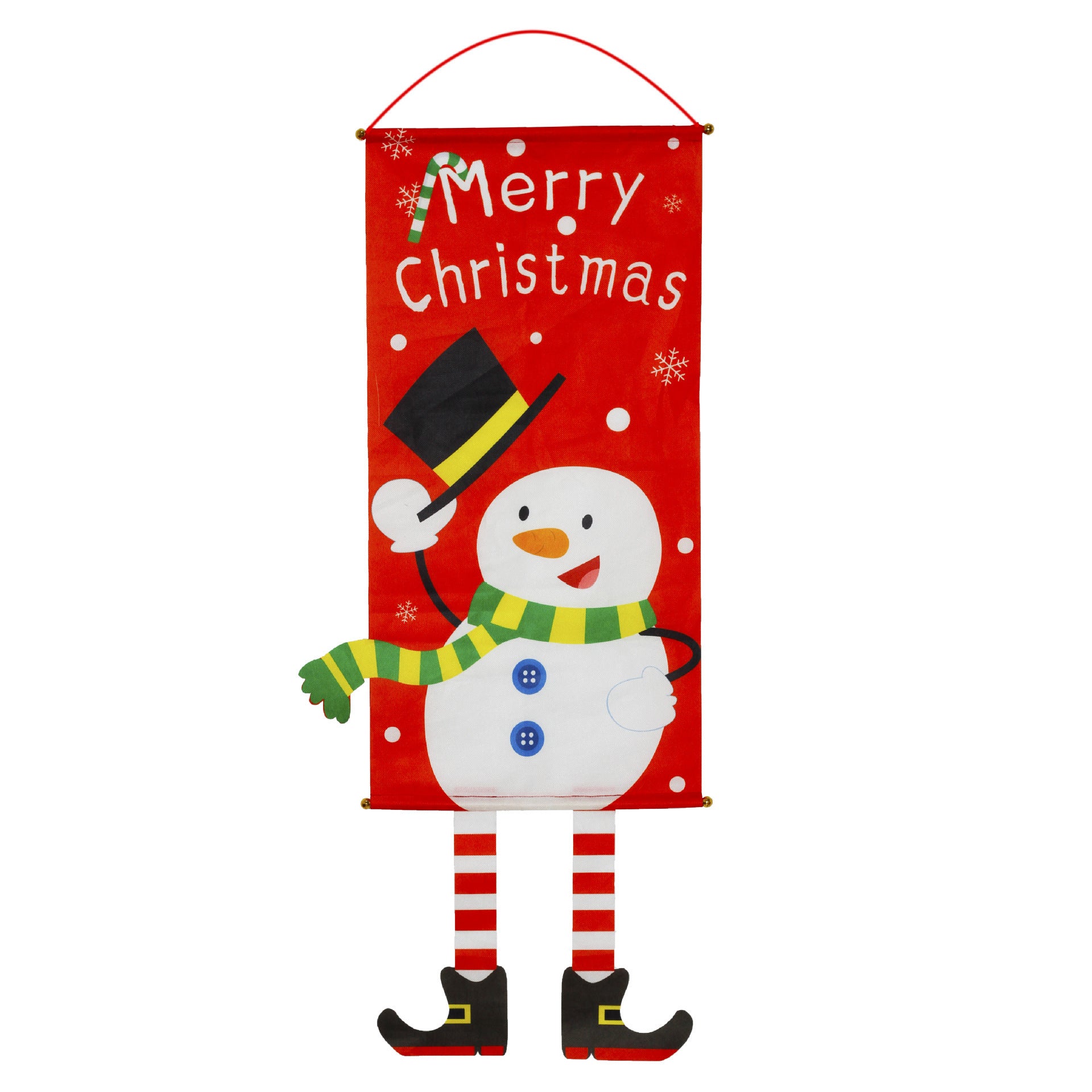 Christmas Couplet Curtain Banners Hanging Flag Window Pendants