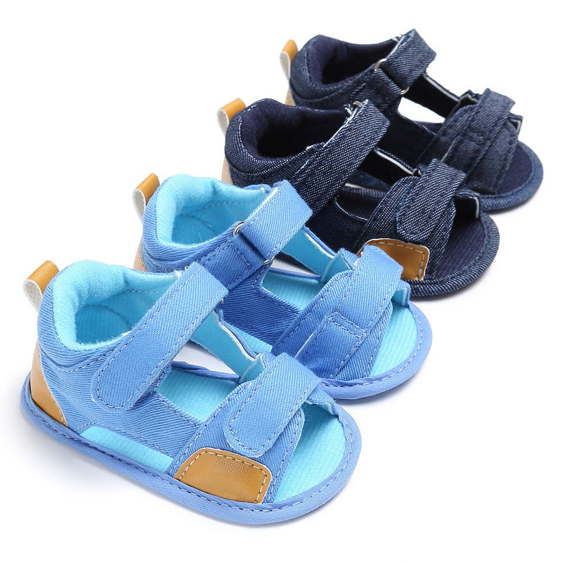 Denim Baby Velcro Sandals – Toddler Shoes