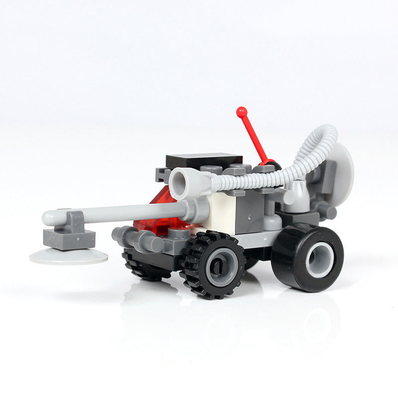 Assembling small particles to spread the toy puzzle kindergarten