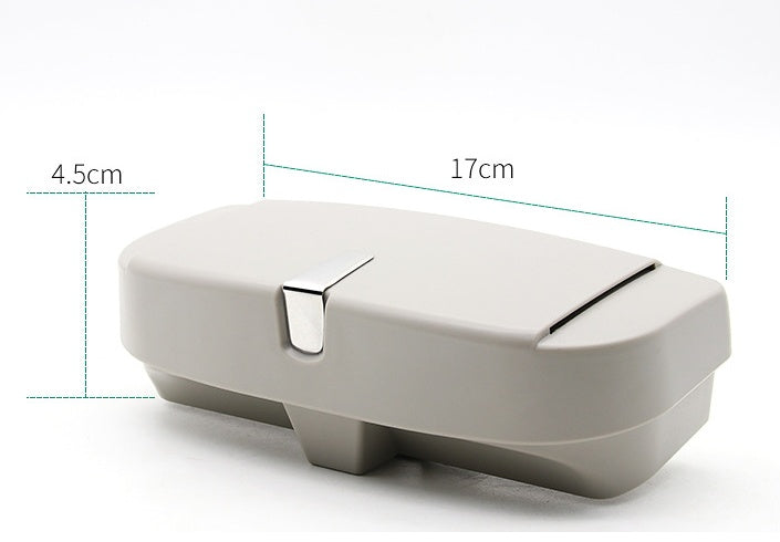 Car Sun Visor Glasses Case – Clip-On Holder for Glasses & Bills