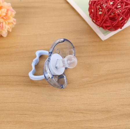 Love Baby Pacifier – Auto-Close Round or Flat Head (Random Style Issued)