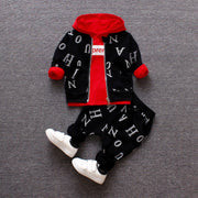 Unisex Kids Long Sleeve Set in Polyester Vinylon Fabric