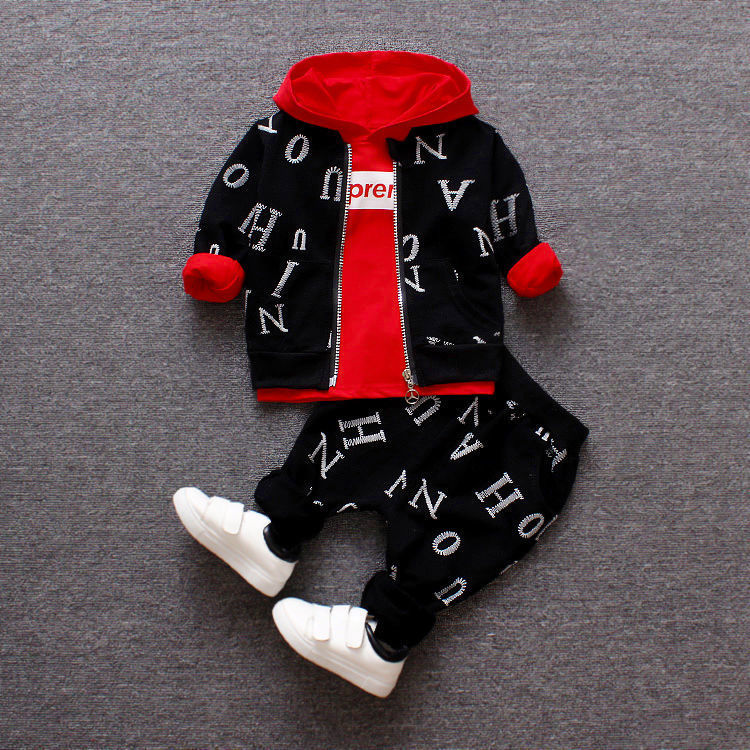 Unisex Kids Long Sleeve Set in Polyester Vinylon Fabric