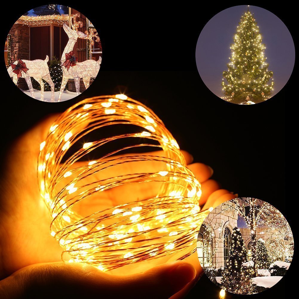 USB Powered Copper Wire LED String Lights 10M 100 Lights