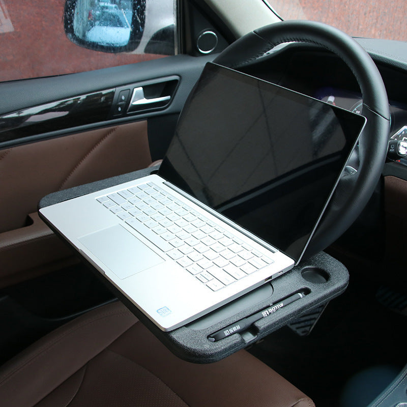 Car Steering Wheel Tray Table – Portable Laptop & Food Desk