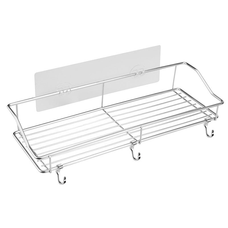 Non-Marking Adhesive Bathroom Shelf – No-Drill, Traceless Wall Mount