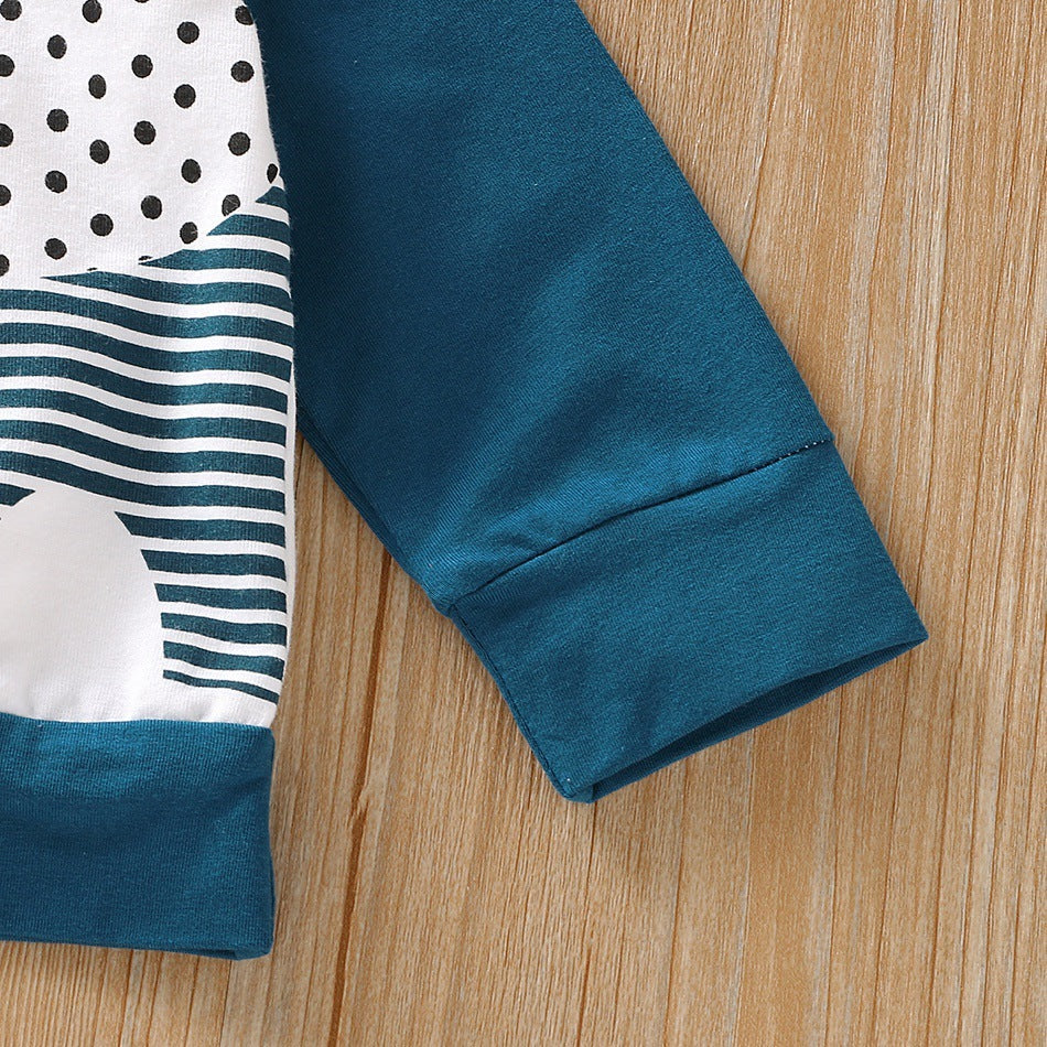 Long-Sleeve Hooded Elephant Top
