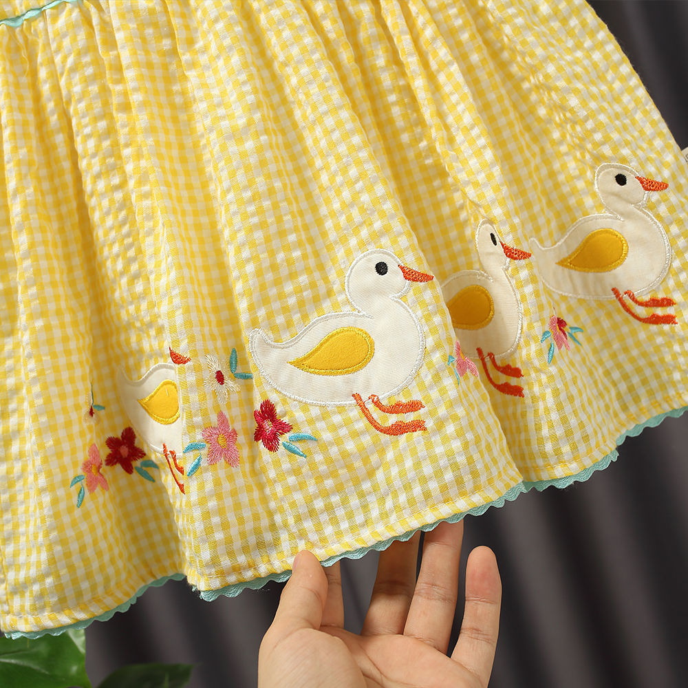 Girls Western Style Duckling Princess Dress