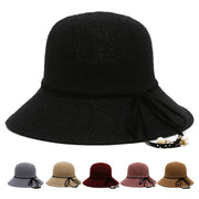 Korean Version Of Fashion Dome Fisherman Ins Trend Warp Knitted Breathable Sun Hat