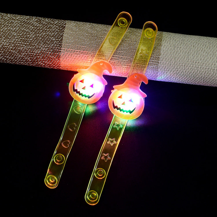 Halloween Glowing Pumpkin Ring – Light-Up Lantern Prop and Party Gift