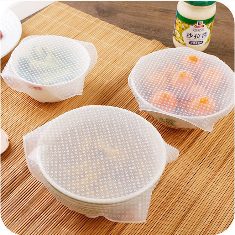 Silicone Reusable Stretch Bowl Covers For Microwave Safe