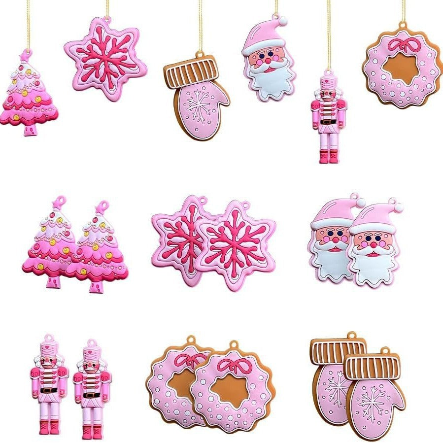 Soft Rubber Christmas Tree Ornament Pendant