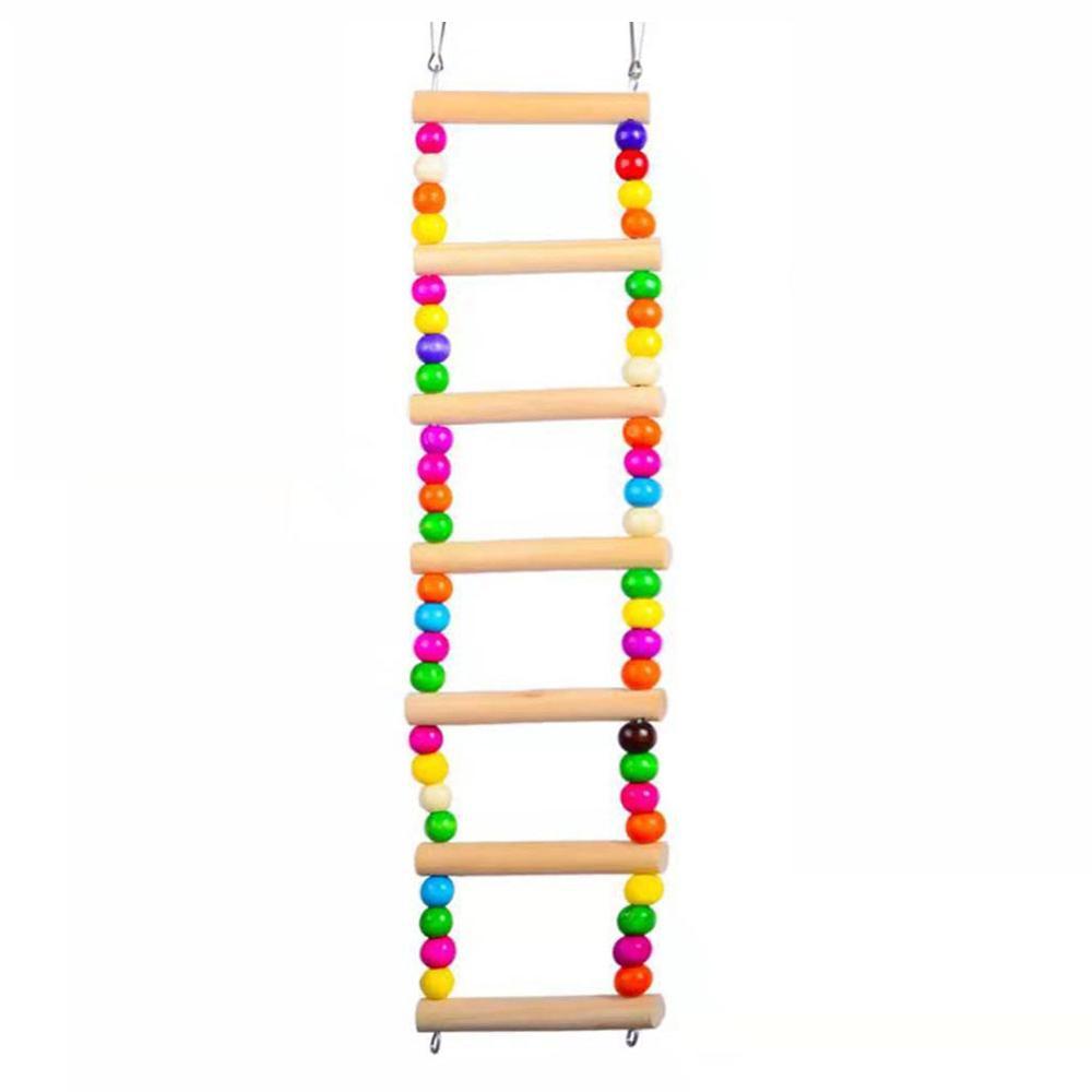 Wooden Swing and Chew Toy for Parrots and Peony Birds