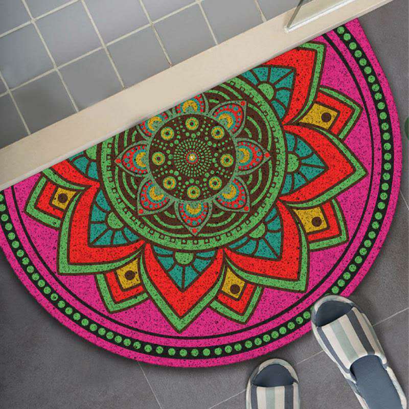 Entrance Door Semicircular Wire Enclosure Mat