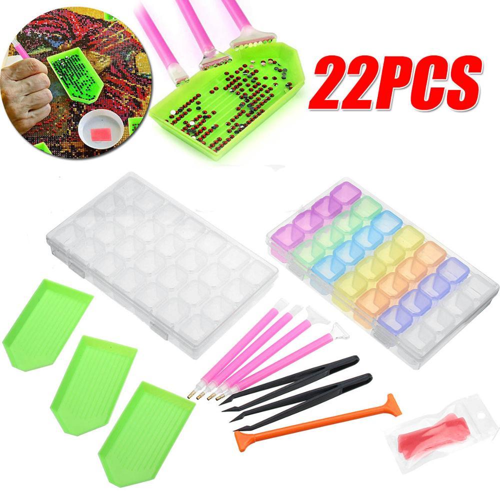 Diamond Painting & Embroidery Tool Set with LED Light Drawing Board