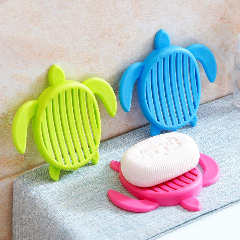Creative Tortoise Bathroom Soap Holder – Cute Non-Slip Soap Dish for Bathroom and Kitchen Storage