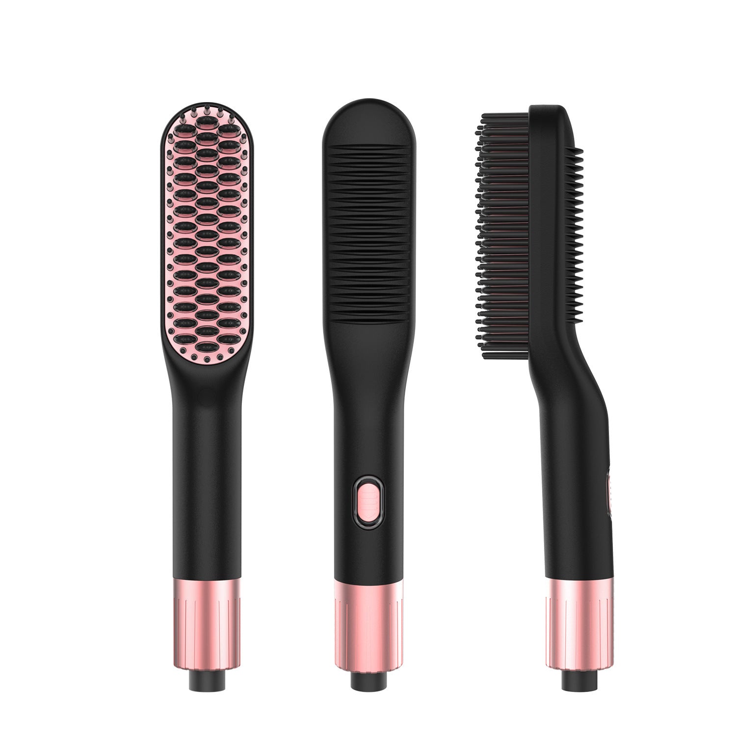 Men’s Mini Straight Hair Comb – Portable Electric Hair Styling Brush