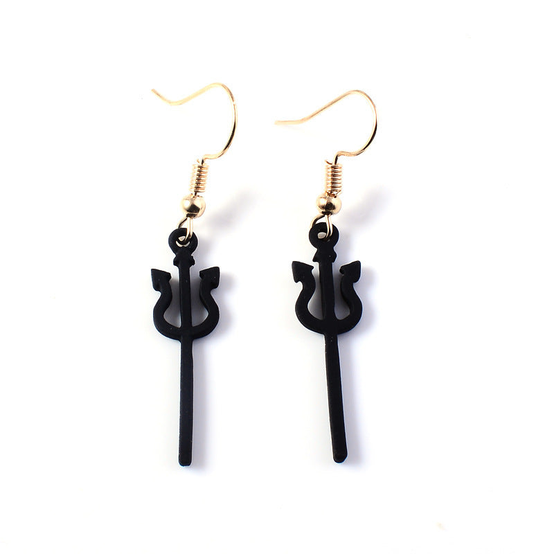 Halloween Accessories Horror Funny Pumpkin Ghost Demon Earrings