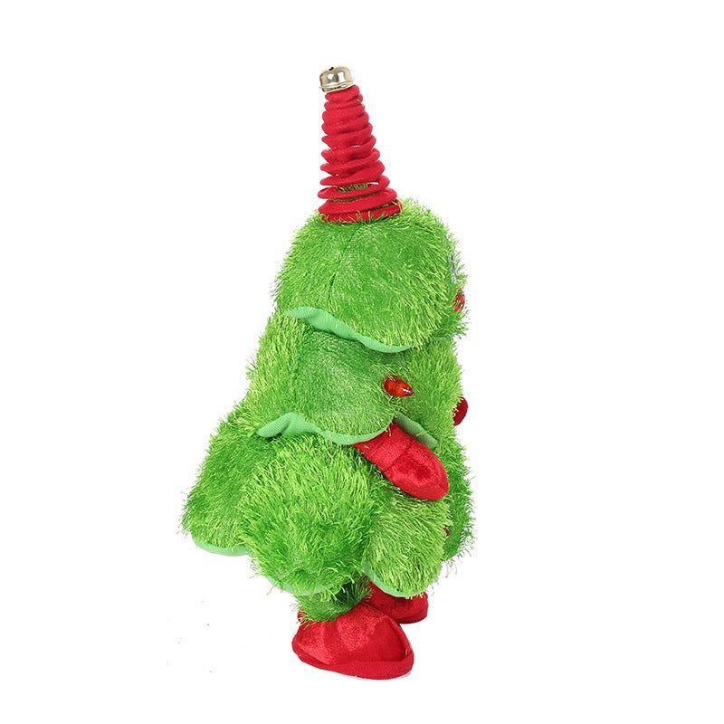 Wiggle Hip Singing Christmas Tree Plush Toy Musical Dancing Doll