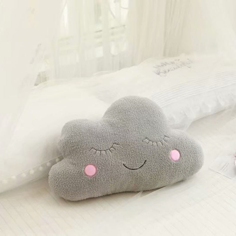 Sky Series Plush Pillow Cloud Moon Raindrop PP Cotton