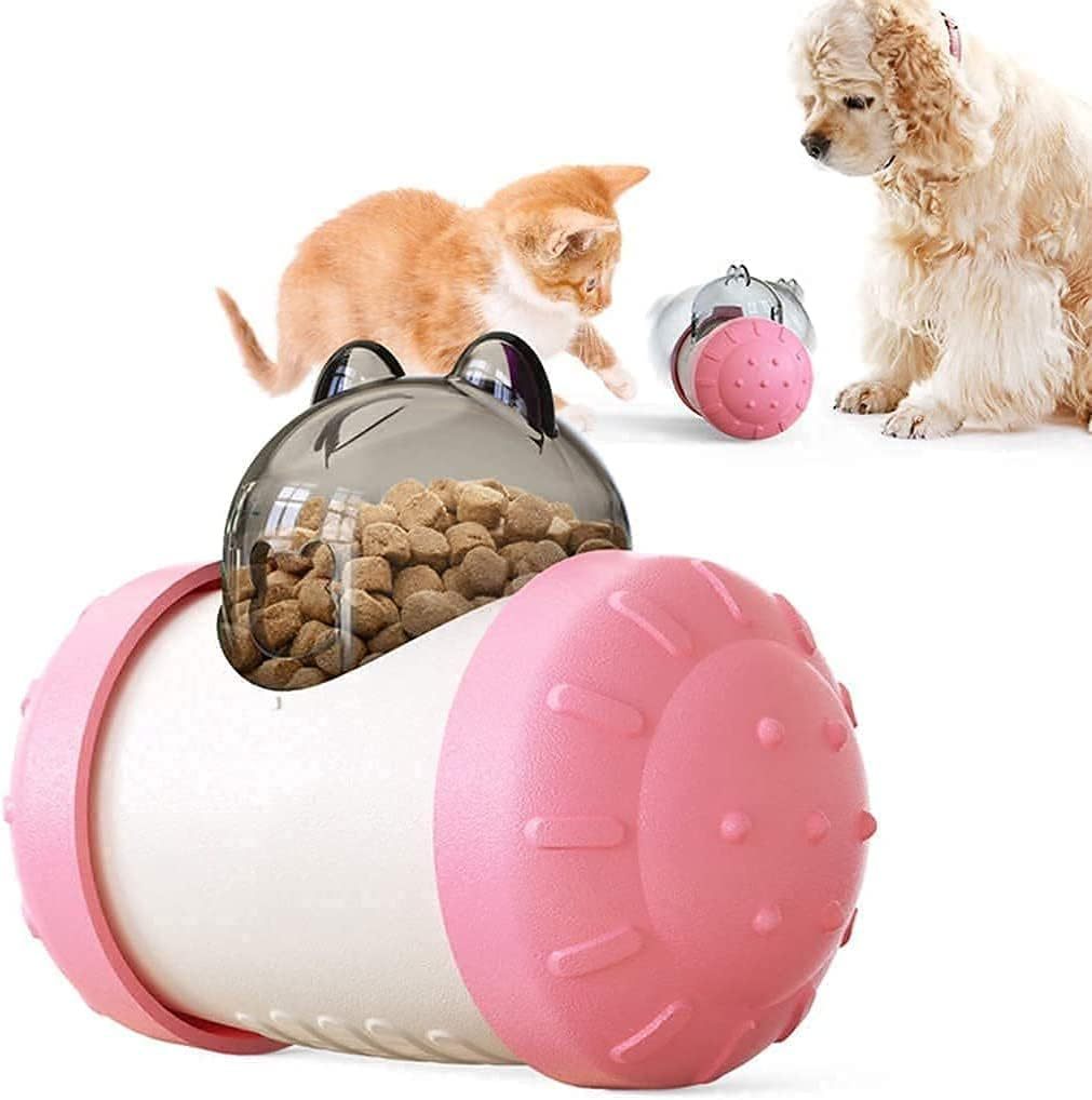 Interactive Treat Dispensing Tumbler Toy for Cats and Dogs
