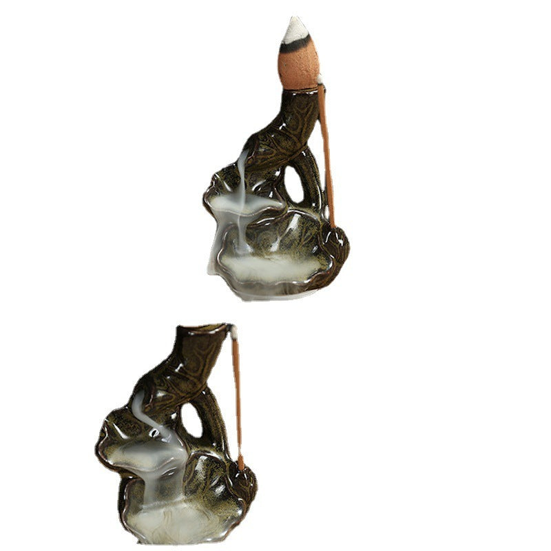 Ceramic Incense Burner Backflow Home Decoration