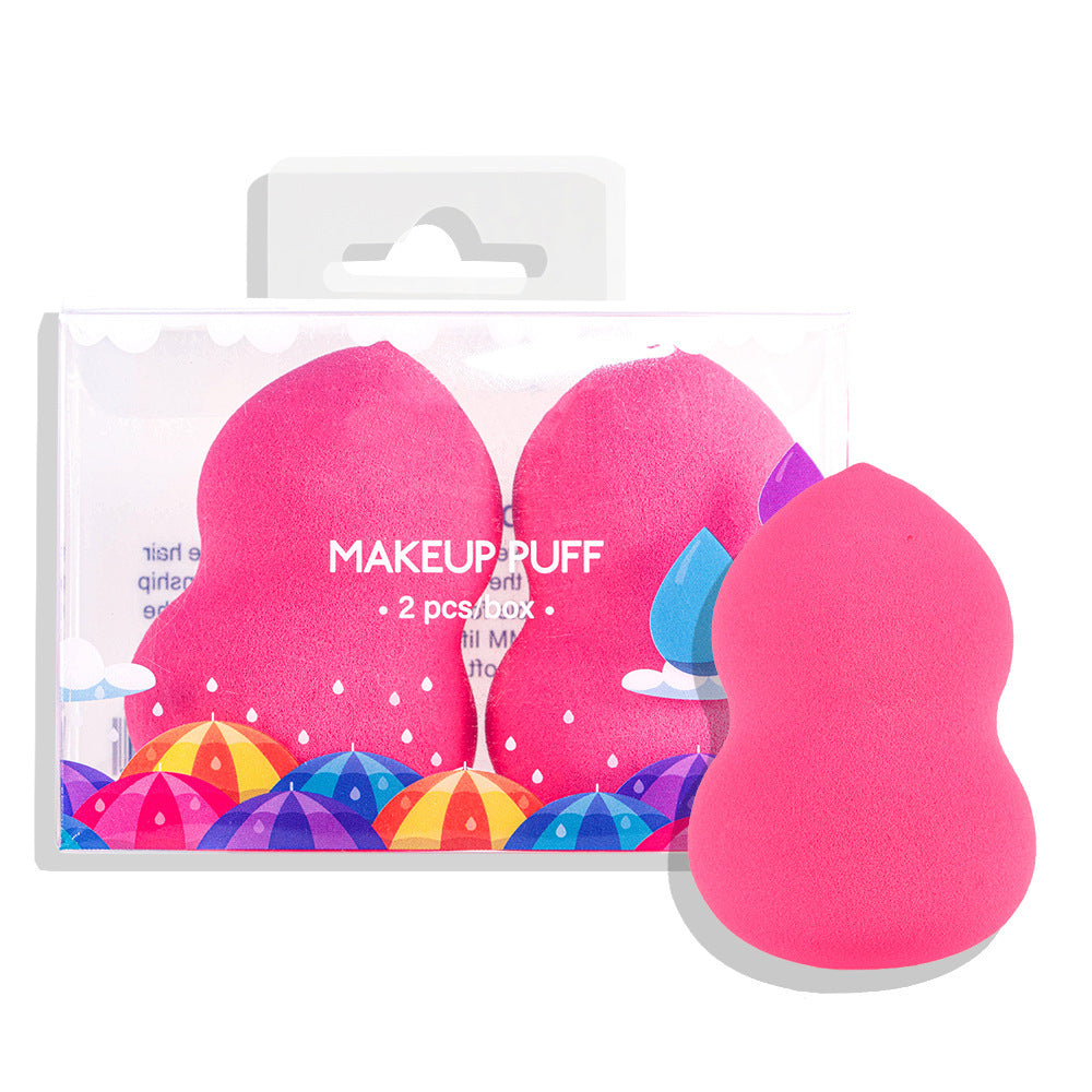 2-Pack Cosmetic Beauty Eggs – Drop & Pear-Shaped Makeup Sponges