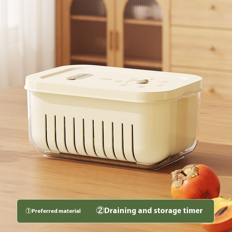 Household Minimalist Kitchen Timing Crisper