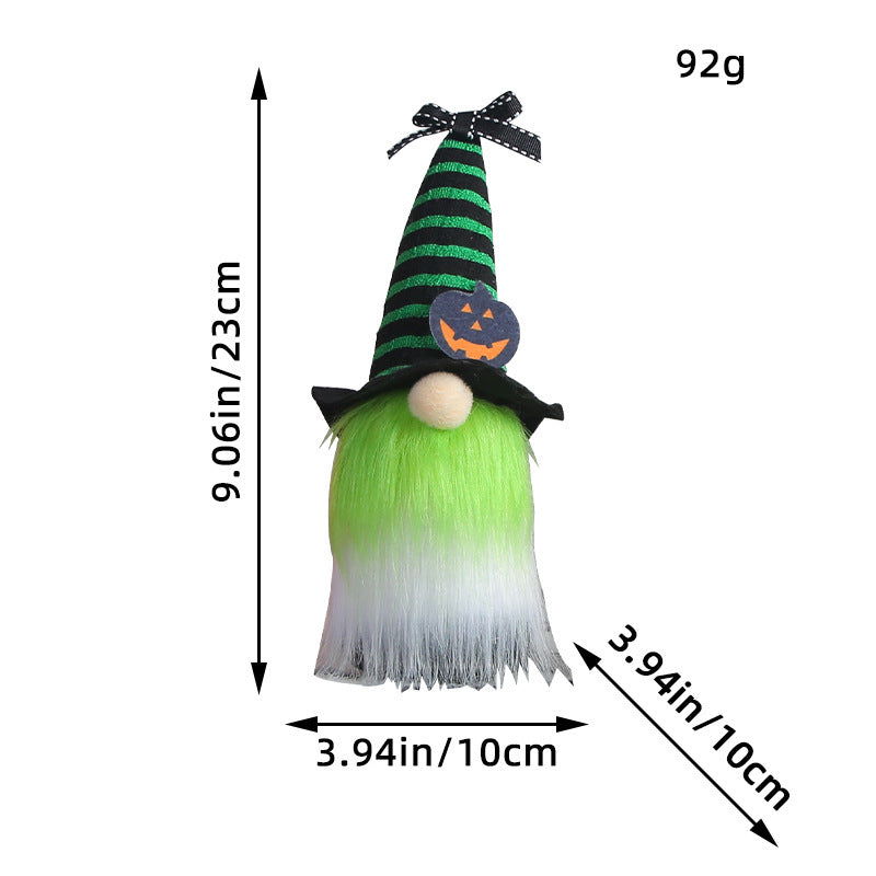 Halloween Mini Doll Wizard's Hat Ghost Festival Doll Ornaments