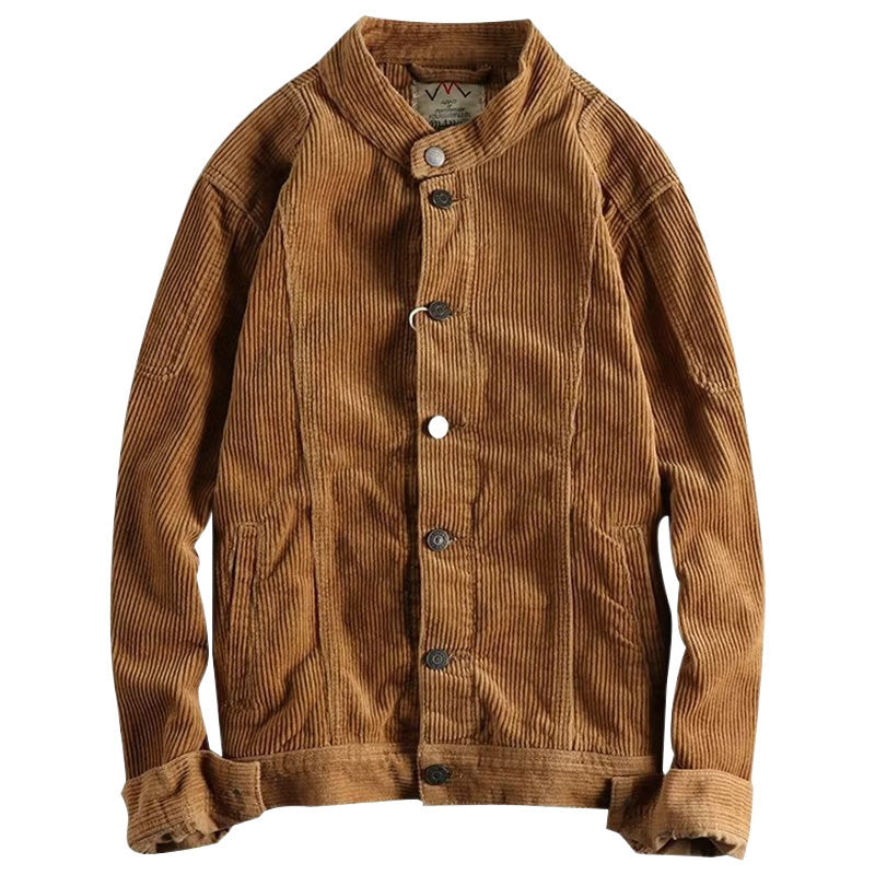 New Corduroy Youth Single-breasted Jacket