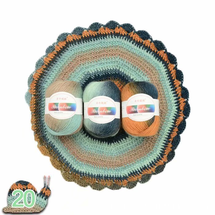 Rainbow Ball of Yarn – Colorful Knitting and Crochet Supplies