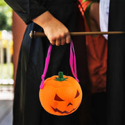 Halloween Pumpkin Lantern – Portable Light-Up Jack-O’-Lantern Decoration for Parties and Trick-or-Treat