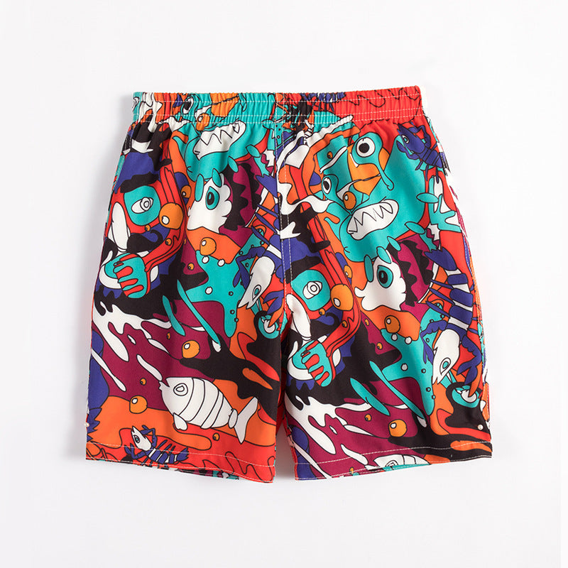 Children's Beach Shorts – Boxer Swimming Trunks