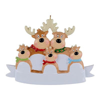 Yellow Horn Deer6 heads