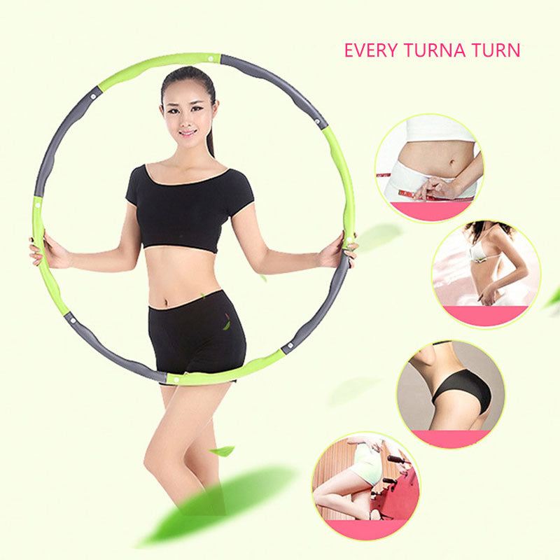 Weighted Fitness Massage Hoop – Slimming Exercise Ring for Home Workouts