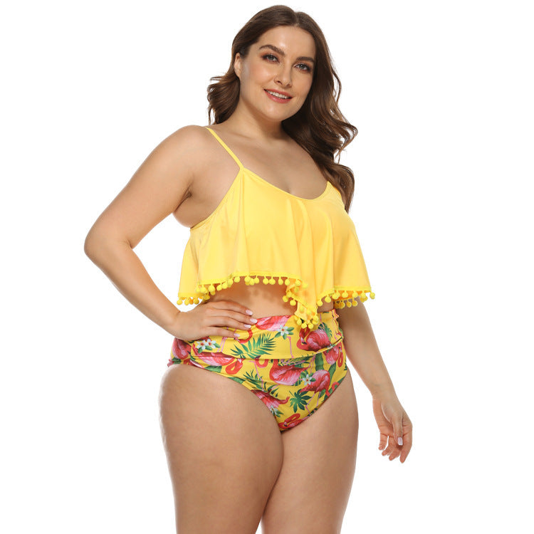 Women’s Gradient Tie-Rope Bikini Set – Split Swimwear