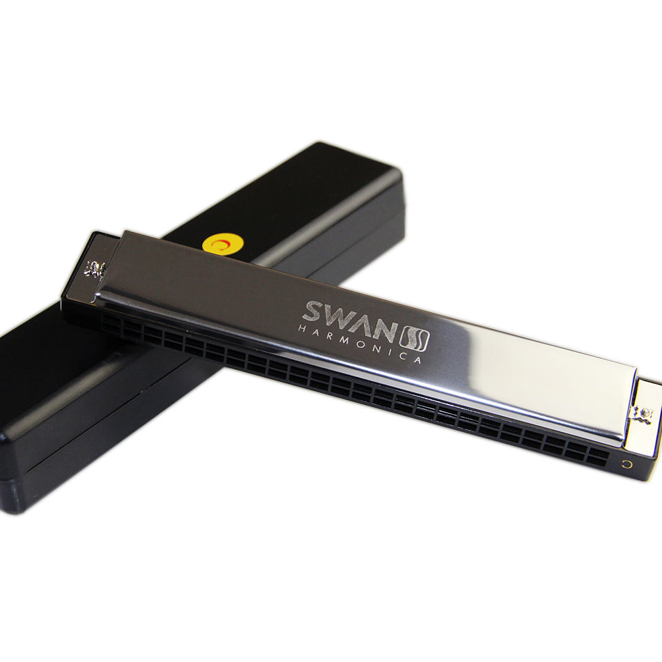 High-Quality Metal Body 24-Hole Polyphonic Harmonica